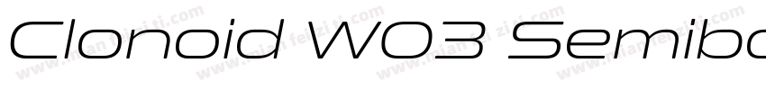 Clonoid W03 Semibold字体转换